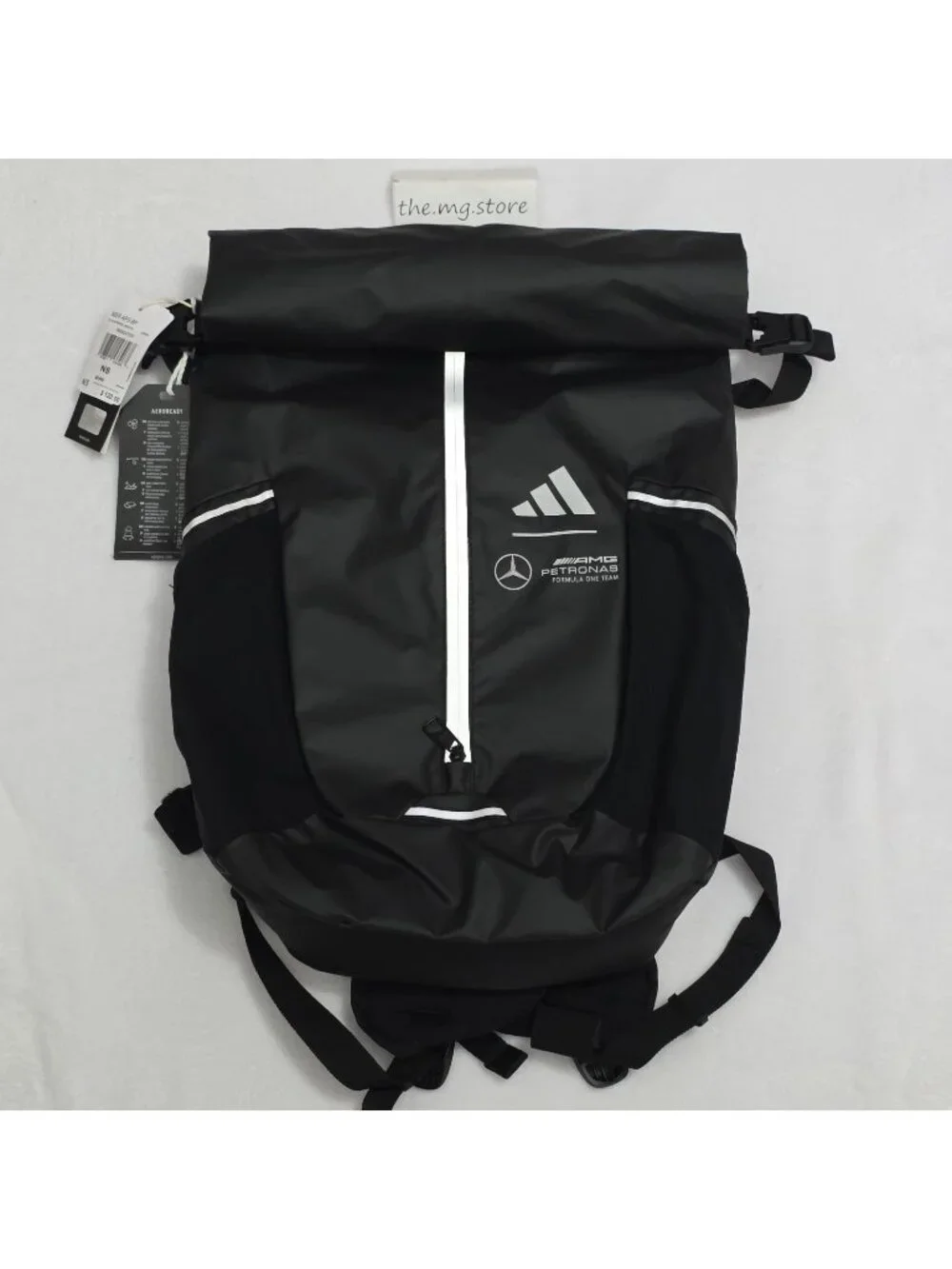 Adidas Backpack Mercedes-AMG Petronas F1 Team Black Reflective Laptop Books Bag
